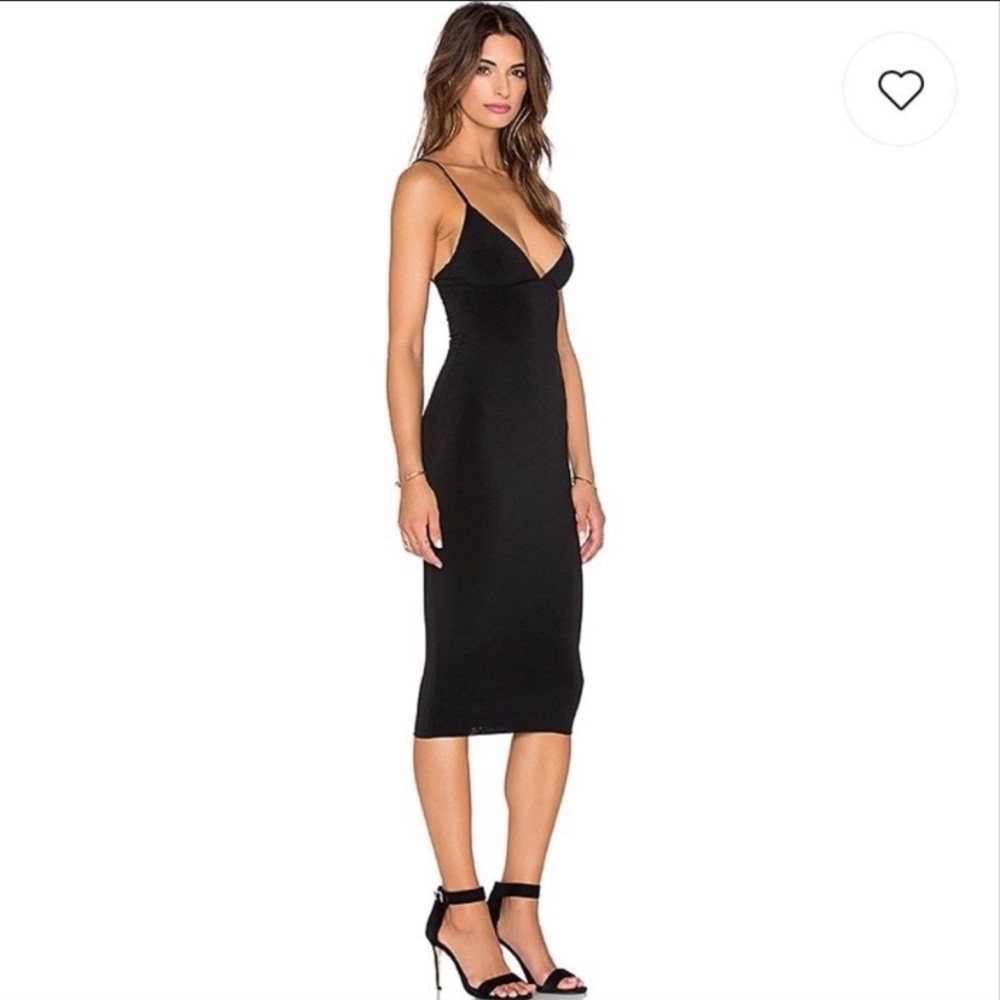 - Revolve Nookie Black Midi Dress